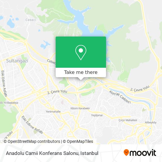 Anadolu Camii Konferans Salonu map