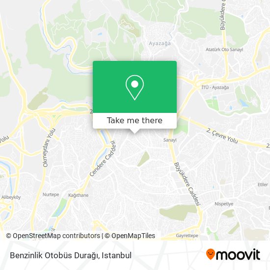 Benzinlik Otobüs Durağı map