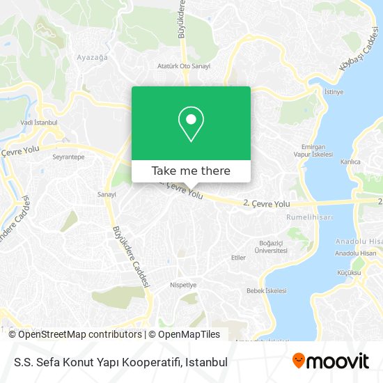 S.S. Sefa Konut Yapı Kooperatifi map