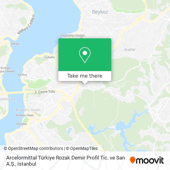 Arcelormittal Türkiye Rozak Demir Profil Tic. ve San A.Ş. map