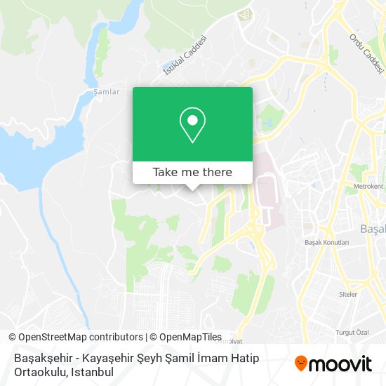 Başakşehir - Kayaşehir Şeyh Şamil İmam Hatip Ortaokulu map