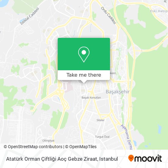 Atatürk Orman Çiftliği Aoç Gebze Ziraat map