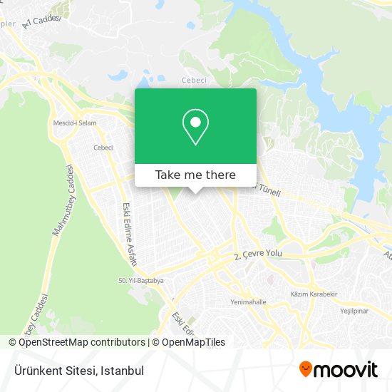 Ürünkent Sitesi map