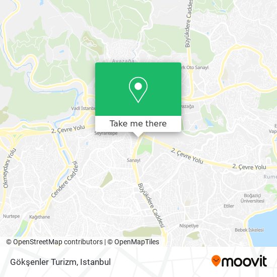 Gökşenler Turizm map