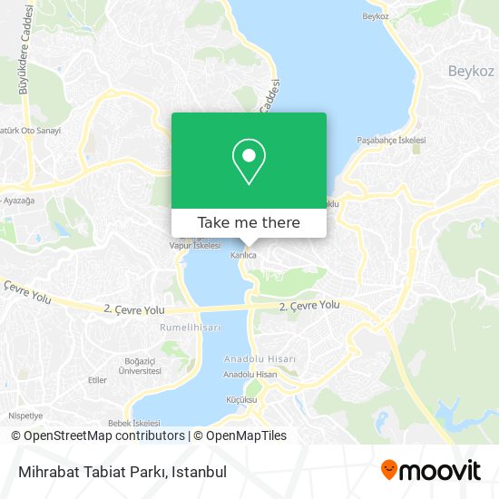 Mihrabat Tabiat Parkı map