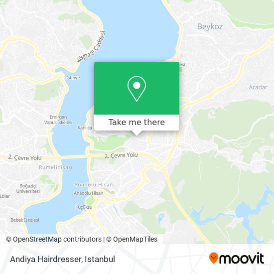 Andiya Hairdresser map