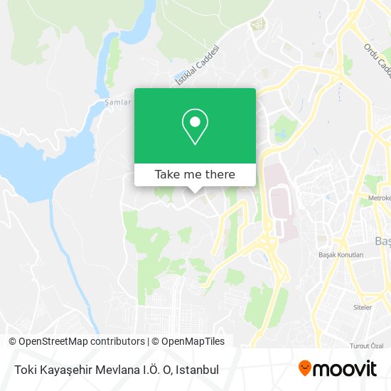 Toki Kayaşehir Mevlana I.Ö. O map