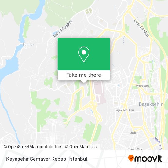 Kayaşehir Semaver Kebap map