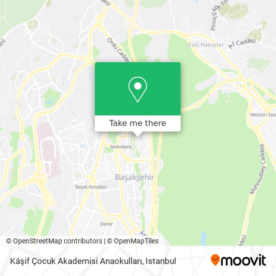 Kâşif Çocuk Akademisi Anaokulları map