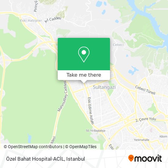 Özel Bahat Hospital-ACİL map