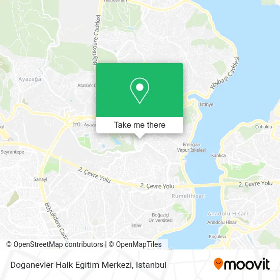 Doğanevler Halk Eğitim Merkezi map
