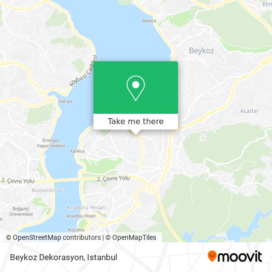 Beykoz Dekorasyon map