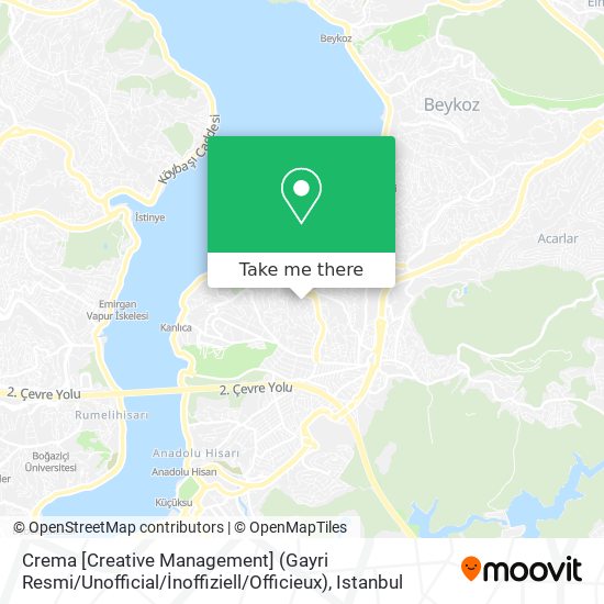 Crema [Creative Management] (Gayri Resmi / Unofficial / İnoffiziell / Officieux) map