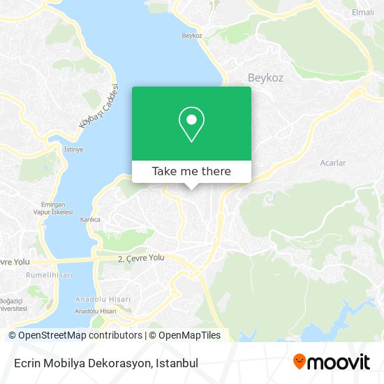 Ecrin Mobilya Dekorasyon map