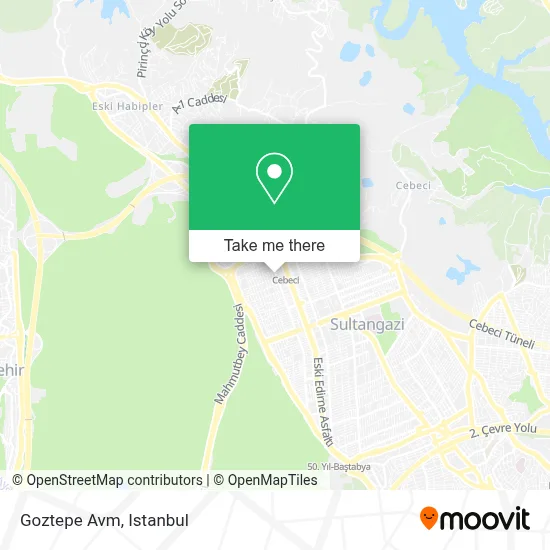 Goztepe Avm map