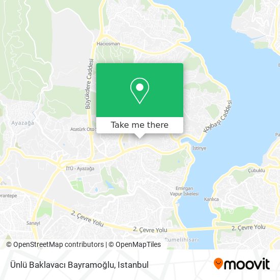 Ünlü Baklavacı Bayramoğlu map