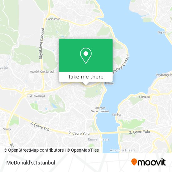 McDonald's map