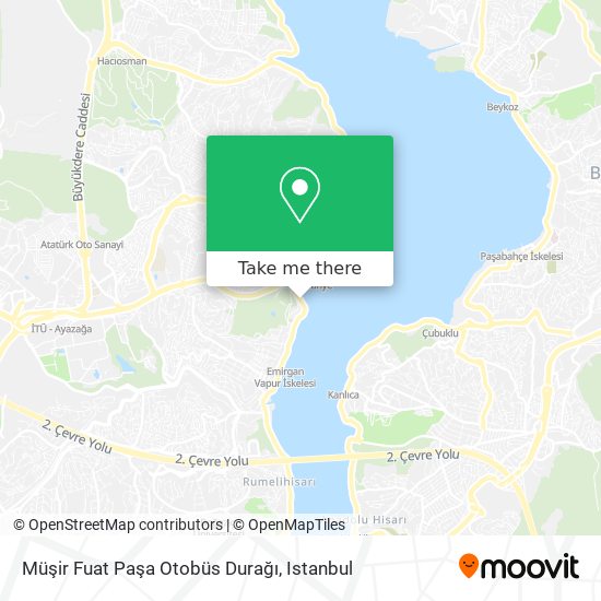 Müşir Fuat Paşa Otobüs Durağı map