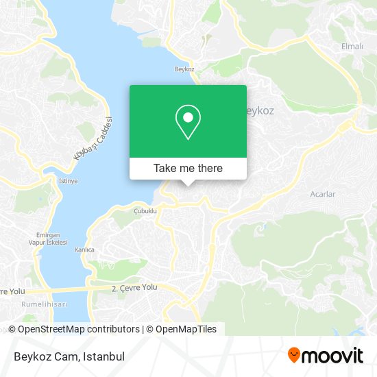 Beykoz Cam map