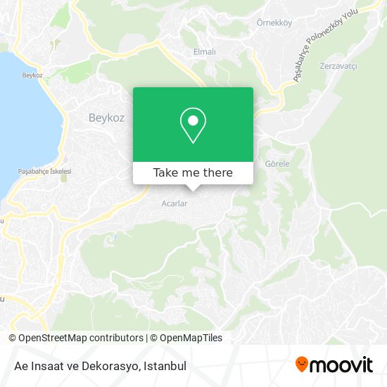 Ae Insaat ve Dekorasyo map