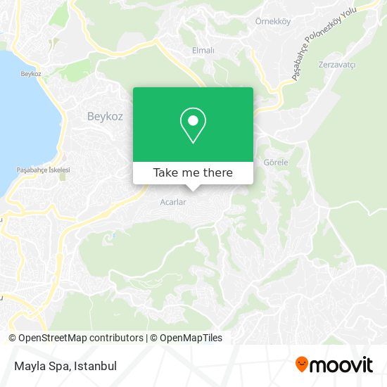 Mayla Spa map