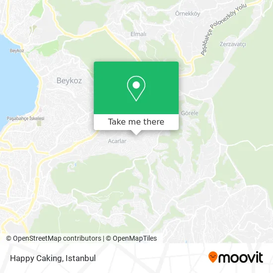 Happy Caking map