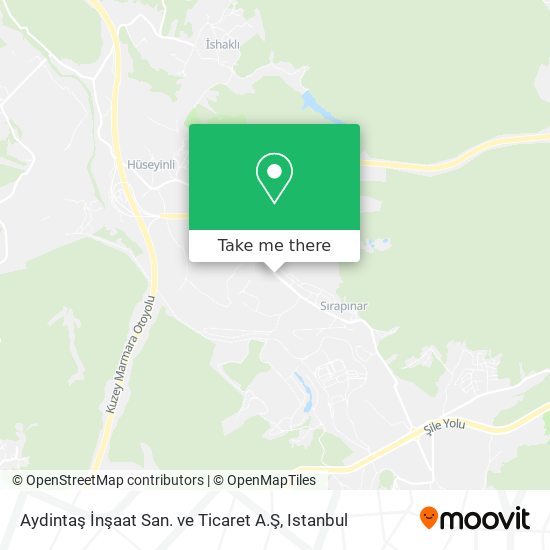 Aydintaş İnşaat San. ve Ticaret A.Ş map