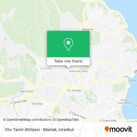 Oto Tamir Atölyesi - Maslak map