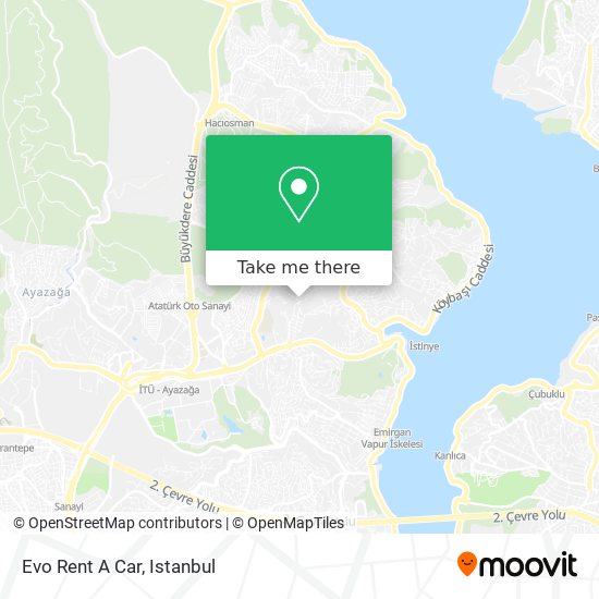 Evo Rent A Car map