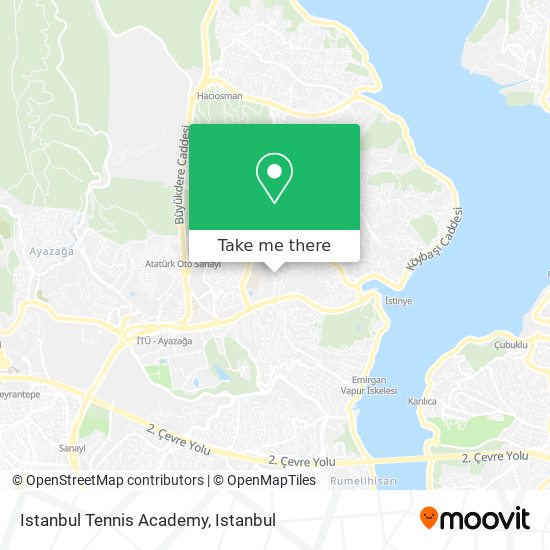 Istanbul Tennis Academy map