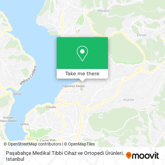 Paşabahçe Medikal Tibbi Cihaz ve Ortopedi Ürünleri map