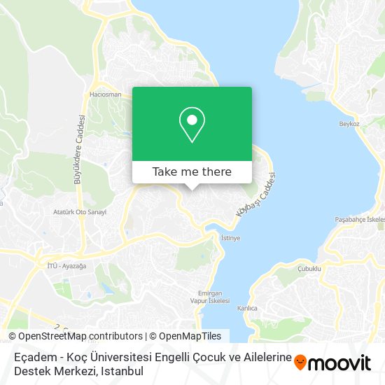 Eçadem - Koç Üniversitesi Engelli Çocuk ve Ailelerine Destek Merkezi map