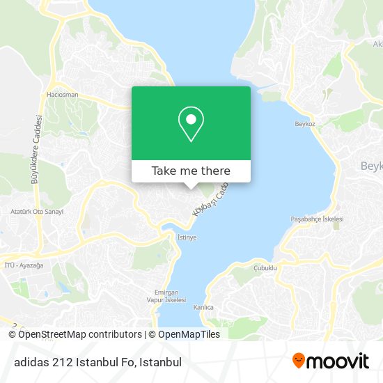 adidas 212 Istanbul Fo map