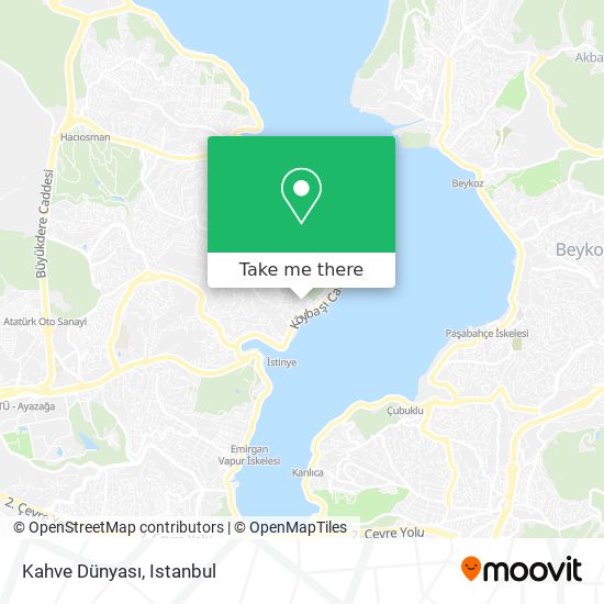 Kahve Dünyası map