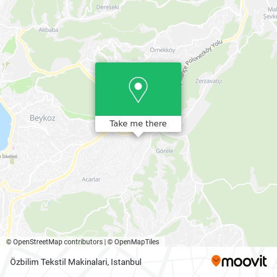 Özbilim Tekstil Makinalari map