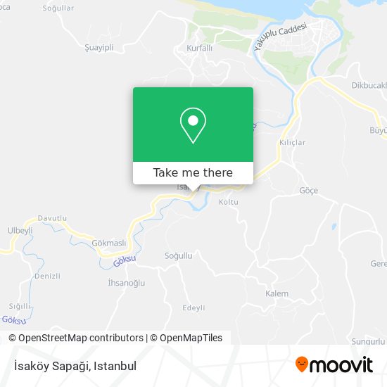 İsaköy Sapaği map
