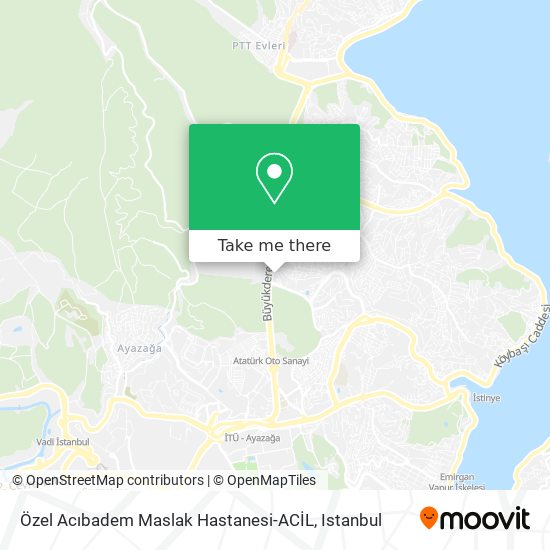 Özel Acıbadem Maslak Hastanesi-ACİL map