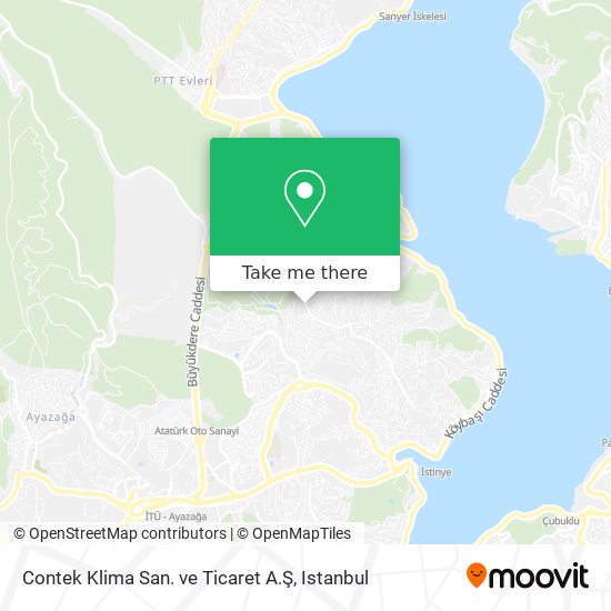 Contek Klima San. ve Ticaret A.Ş map