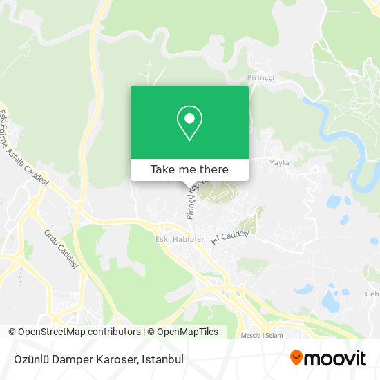 Özünlü Damper Karoser map