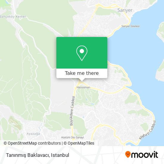 Tanınmış Baklavacı map