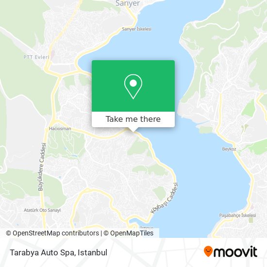 Tarabya Auto Spa map
