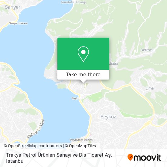 Trakya Petrol Ürünleri Sanayi ve Dış Ticaret Aş map