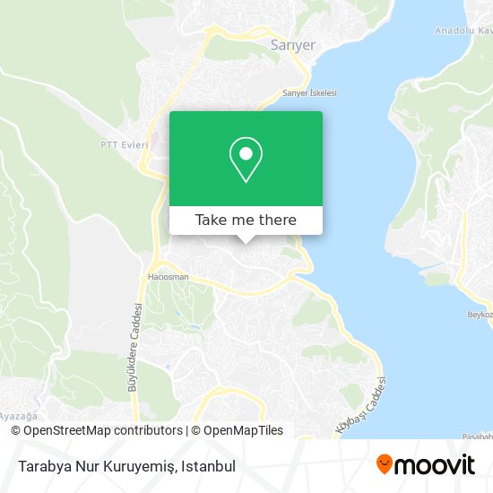 Tarabya Nur Kuruyemiş map