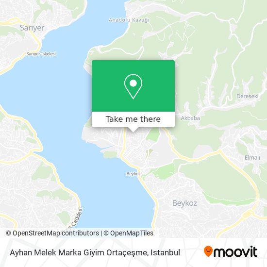 Ayhan Melek Marka Giyim Ortaçeşme map