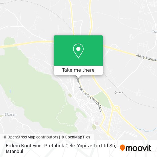 Erdem Konteyner Prefabrik Çelik Yapi ve Tic Ltd Şti map
