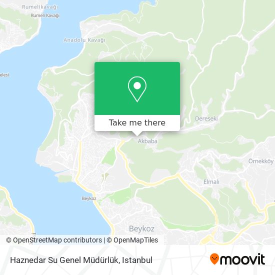 Haznedar Su Genel Müdürlük map