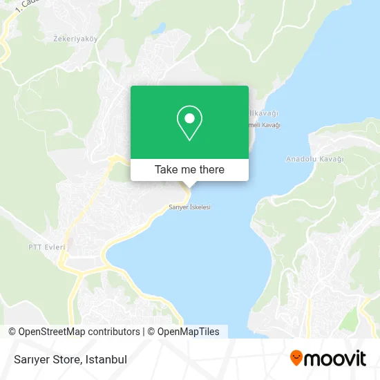 Sarıyer Store map