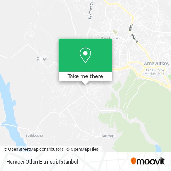 Haraççı Odun Ekmeği map