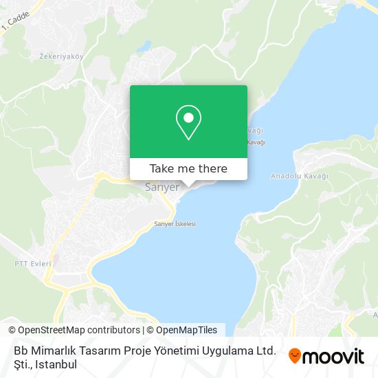 Bb Mimarlık Tasarım Proje Yönetimi Uygulama Ltd. Şti. map