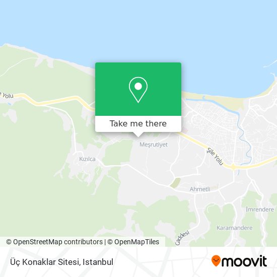 Üç Konaklar Sitesi map